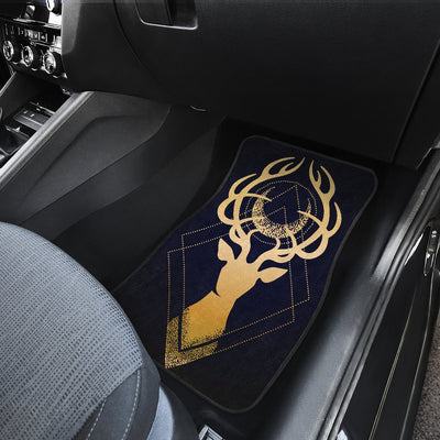 Gold Deer Car Floor Mats