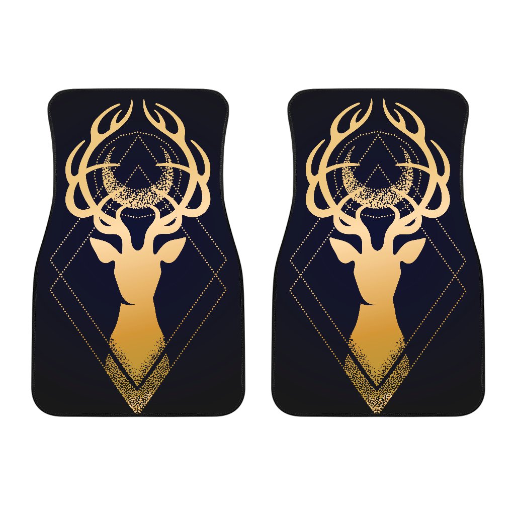 Gold Deer Car Floor Mats