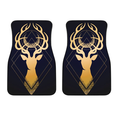 Gold Deer Car Floor Mats