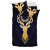 Gold Deer Duvet Cover Bedding Set