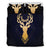 Gold Deer Duvet Cover Bedding Set