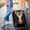 Gold Deer Luggage Cover Protector