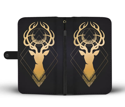 Gold Deer Wallet Phone Case