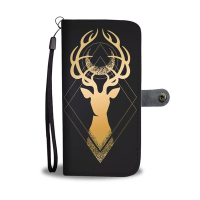 Gold Deer Wallet Phone Case