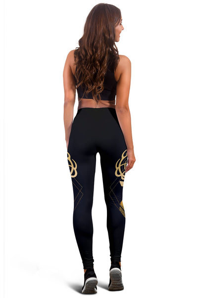 Gold Deer Women Leggings