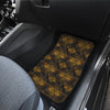 Gold Dragonfly Mandala Car Floor Mats