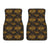 Gold Dragonfly Mandala Car Floor Mats