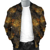 Gold Dragonfly Mandala Men Casual Bomber Jacket