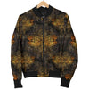 Gold Dragonfly Mandala Men Casual Bomber Jacket