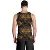 Gold Dragonfly Mandala Men Tank Top