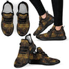 Gold Dragonfly Mandala Mesh Knit Sneakers Shoes