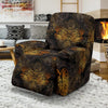 Gold Dragonfly Mandala Recliner Slipcover-JORJUNE.COM