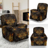 Gold Dragonfly Mandala Recliner Slipcover-JORJUNE.COM