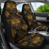 Gold Dragonfly Mandala Universal Fit Car Seat Covers