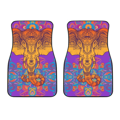 Gold Elephant Indian Car Floor Mats