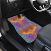 Gold Elephant Indian Front and Back Car Floor Mats