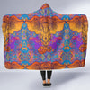 Gold Elephant Indian Hooded Blanket-JORJUNE.COM