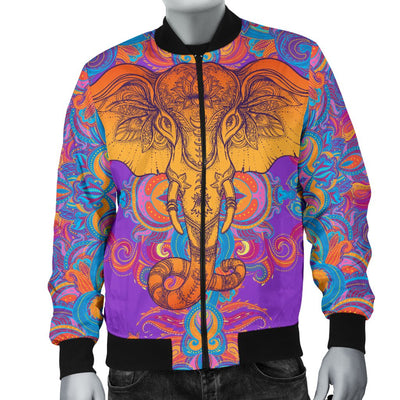 Gold Elephant Indian Men Casual Bomber Jacket