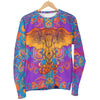 Gold Elephant Indian Men Crewneck Sweatshirt