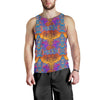 Gold Elephant Indian Men Tank Top