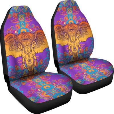 Gold Elephant Indian Universal Fit Car Seat Covers