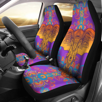 Gold Elephant Indian Universal Fit Car Seat Covers