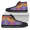 Gold Elephant Indian Women High Top Shoes