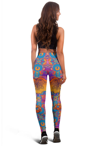 Gold Elephant Indian Women Leggings