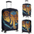 Gold Elephant Lotus Luggage Cover Protector