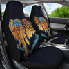 Gold Elephant Lotus Universal Fit Car Seat Covers