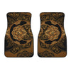 Gold Eye Sun Moon Mandala Car Floor Mats