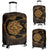Gold Eye Sun Moon Mandala Luggage Cover Protector