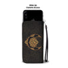 Gold Eye Sun Moon Mandala Wallet Phone Case