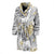 Gold Glitter Tropical Palm Leaves Men Bath Robe