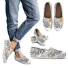 Gold Glitter Tropical Palm Leaves Women Casual Shoes-JorJune.com