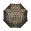 Gold Hansa Hand Mandala Automatic Foldable Umbrella