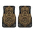 Gold Hansa Hand Mandala Car Floor Mats