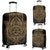 Gold Hansa Hand Mandala Luggage Cover Protector