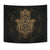 Gold Hansa Hand Mandala Wall Tapestry