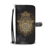 Gold Hansa Hand Mandala Wallet Phone Case