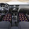 Gold Horse Pattern Front and Back Car Floor Mats