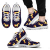 Gold Horse Pattern Men Sneakers