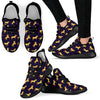 Gold Horse Pattern Mesh Knit Sneakers Shoes