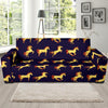 Gold Horse Pattern Sofa Slipcover-JORJUNE.COM