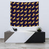 Gold Horse Pattern Tapestry