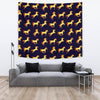 Gold Horse Pattern Tapestry