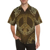 Gold Mandala Peace Men Hawaiian Shirt