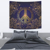 Gold Mandala Peace Wall Tapestry