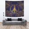 Gold Mandala Peace Wall Tapestry