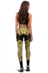 Gold Mandala Peace Women Leggings